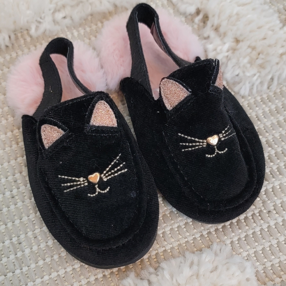 Furry Kitty house shoes